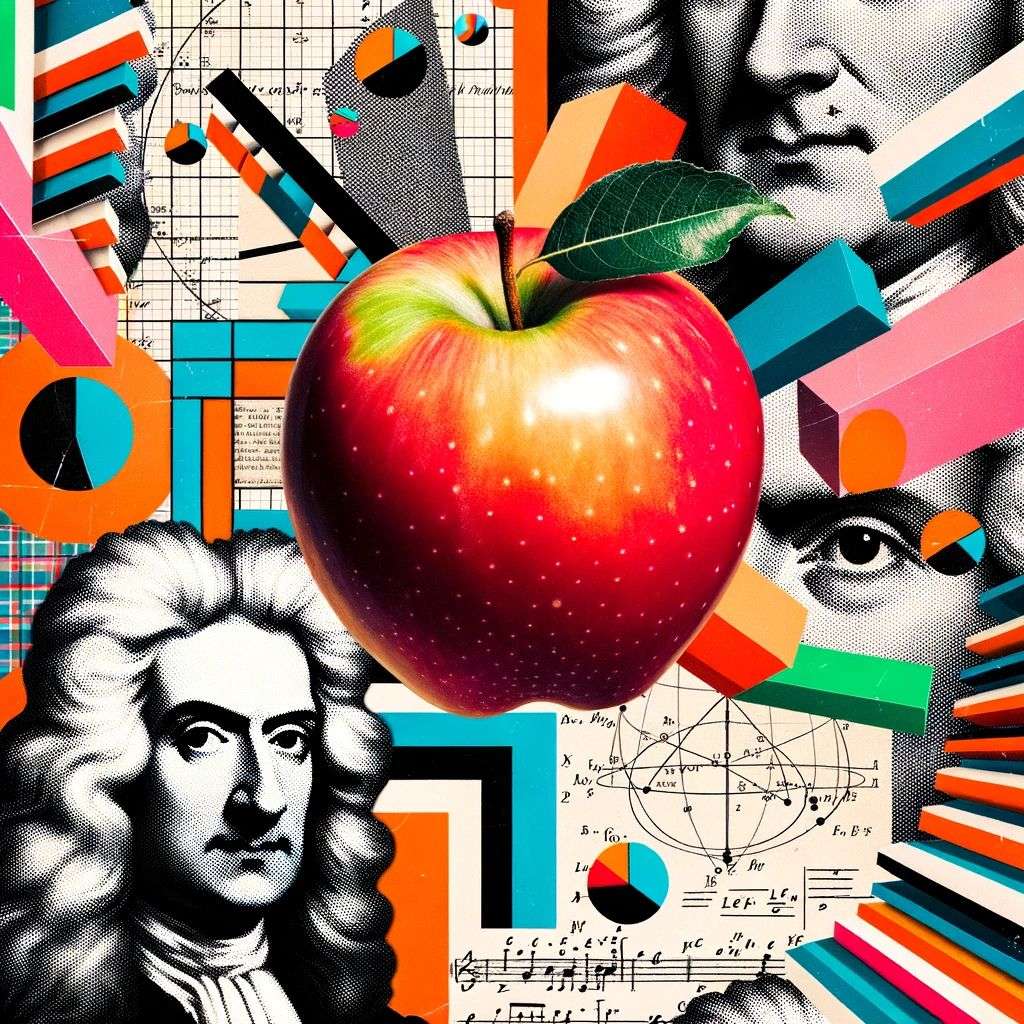 the discovery of gravity, pop art